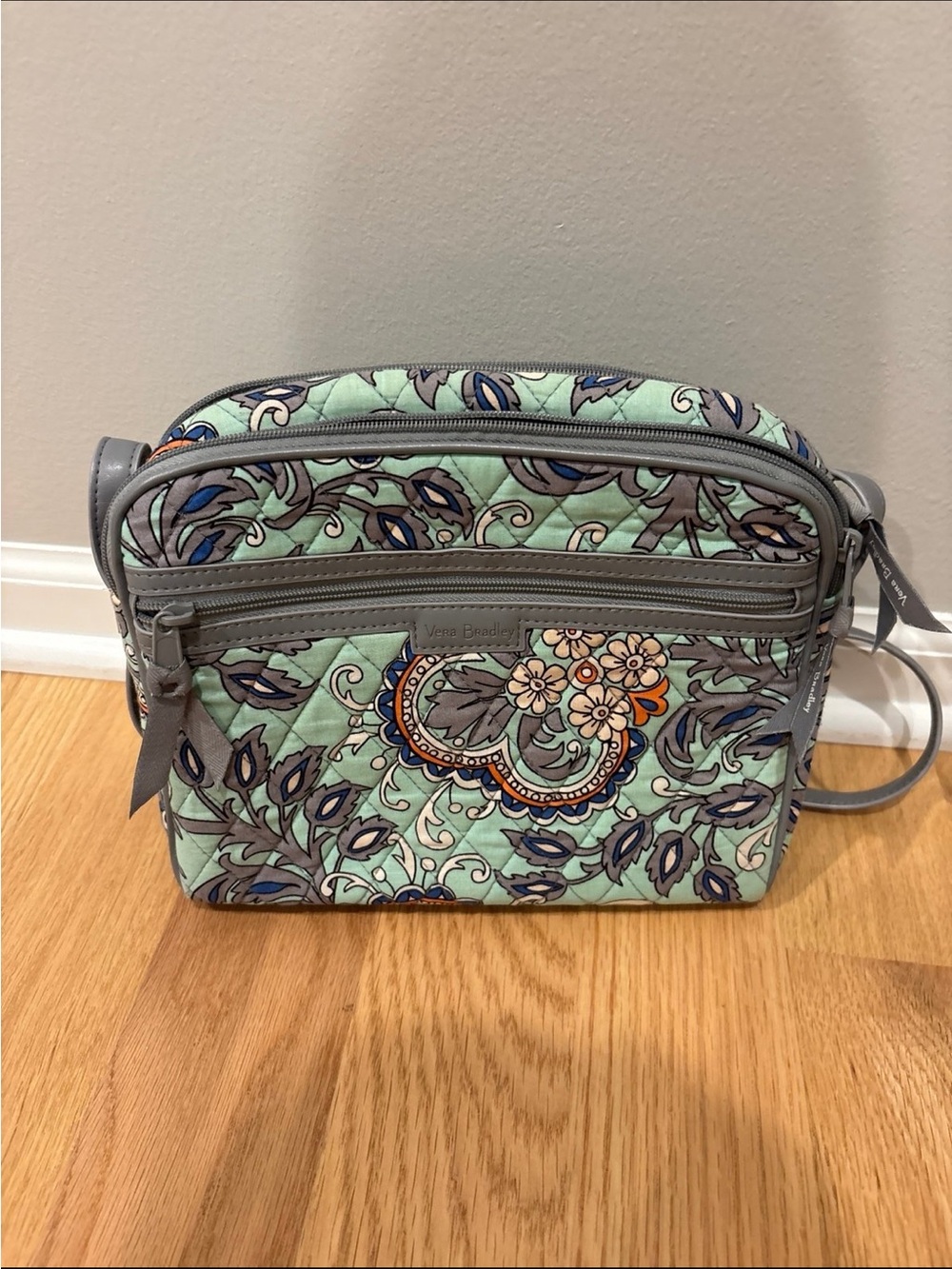 Vera Bradley Floral Quilted Crossbody Purse